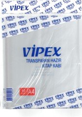 Vipex Hazır Kitap Kabı Şeffaf 10lu