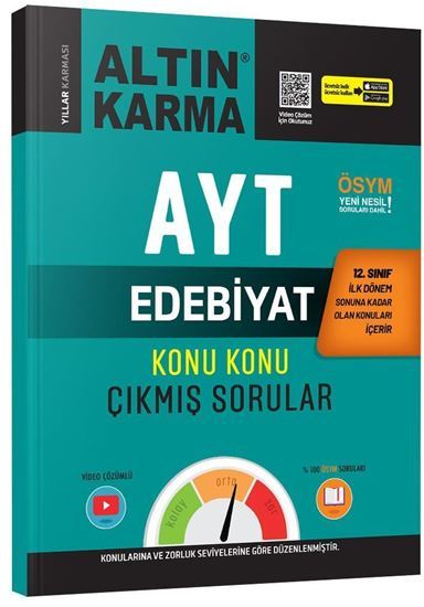 Altın Karma Yayınları AYT Edebiyat Konu Konu Çıkmış Sorular