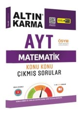 Altın Karma Yayınları AYT Matematik Konu Konu Çıkmış Sorular