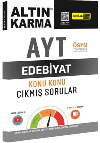 Altın Karma Yayınları AYT Edebiyat Konu Konu Çıkmış Sorular