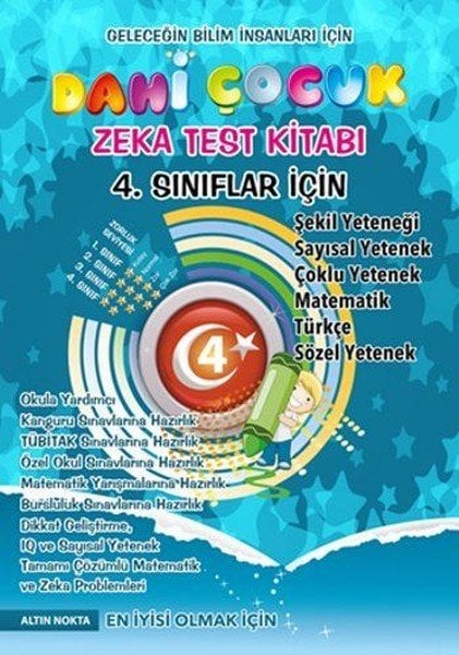 Nartest Yayınları 4.Sınıflar İçin Zeka Test Kitabı
