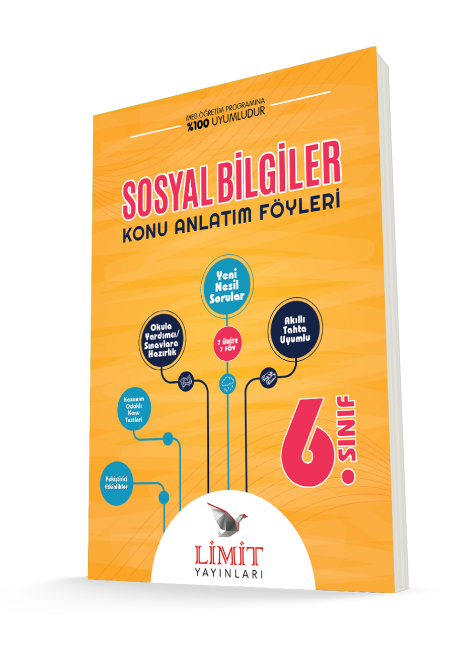 Limit Yayınları 6.Sınıf Sosyal Bilgiler Konu Anlatım Föyleri