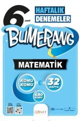 Günay Yayınları 6.sınıf 32 Haftalık Bumerang Matematik Soru Bankası