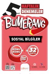 Günay Yayınları 5.sınıf Bumerang 32 Haftalık Sosyal Bilgiler