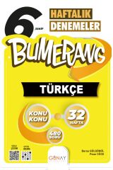 Günay Yayınları 6.sınıf 32 Haftalık Bumerang Türkçe Soru Bankası