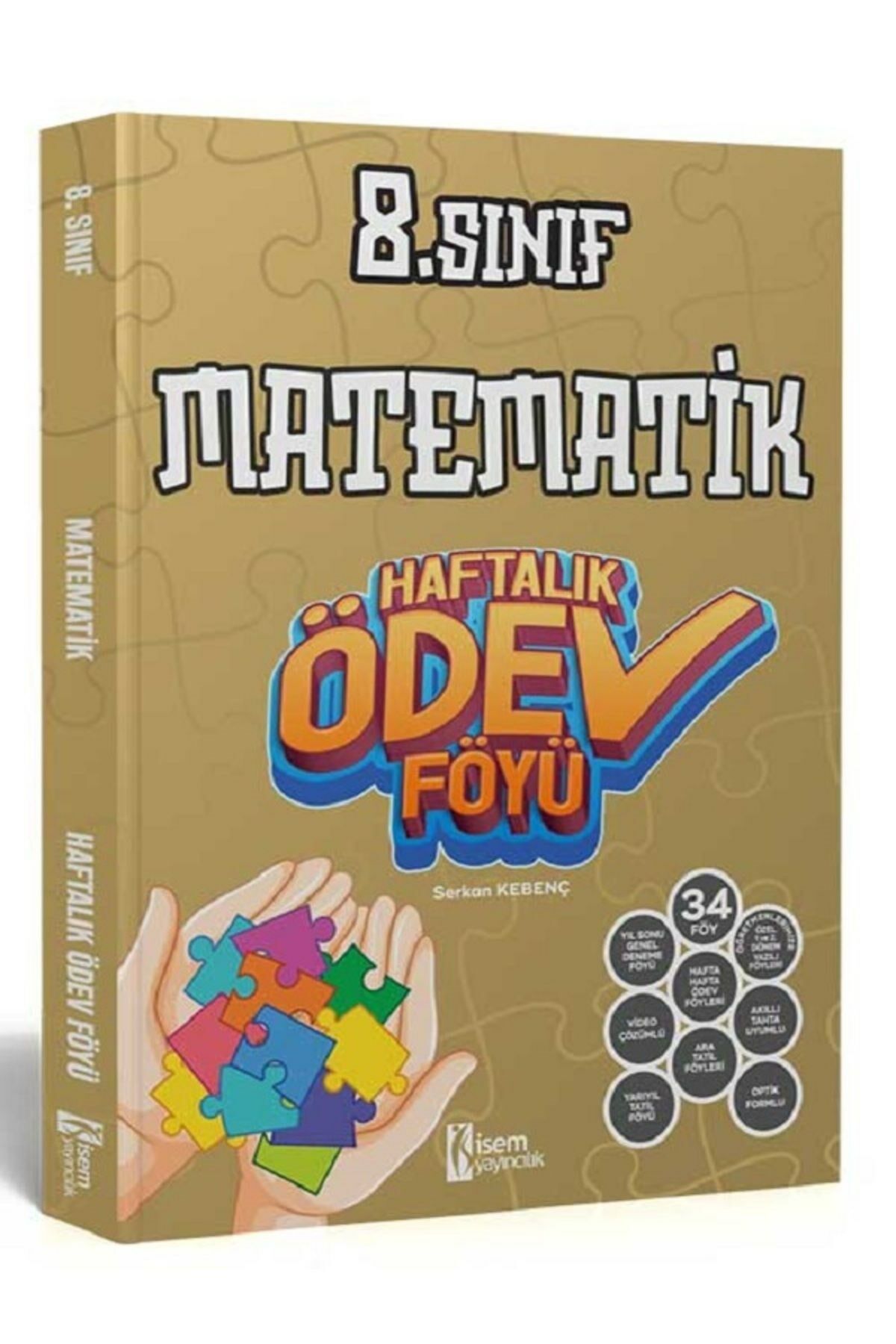 2024 8. Sınıf Matematik Haftalık Ödev Föyü İsem Yayıncılık