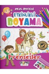 Gong Çocuk Okul Öncesi Etkinlikli Boyama 3-7 Yaş 5 Kitap Set Gong Çocuk