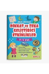 Gong Çocuk 3-7 Yaş Okul Öncesi 5 Kitap Dikkat Ve Zeka Geliştirici Etkinlikler Kitabı