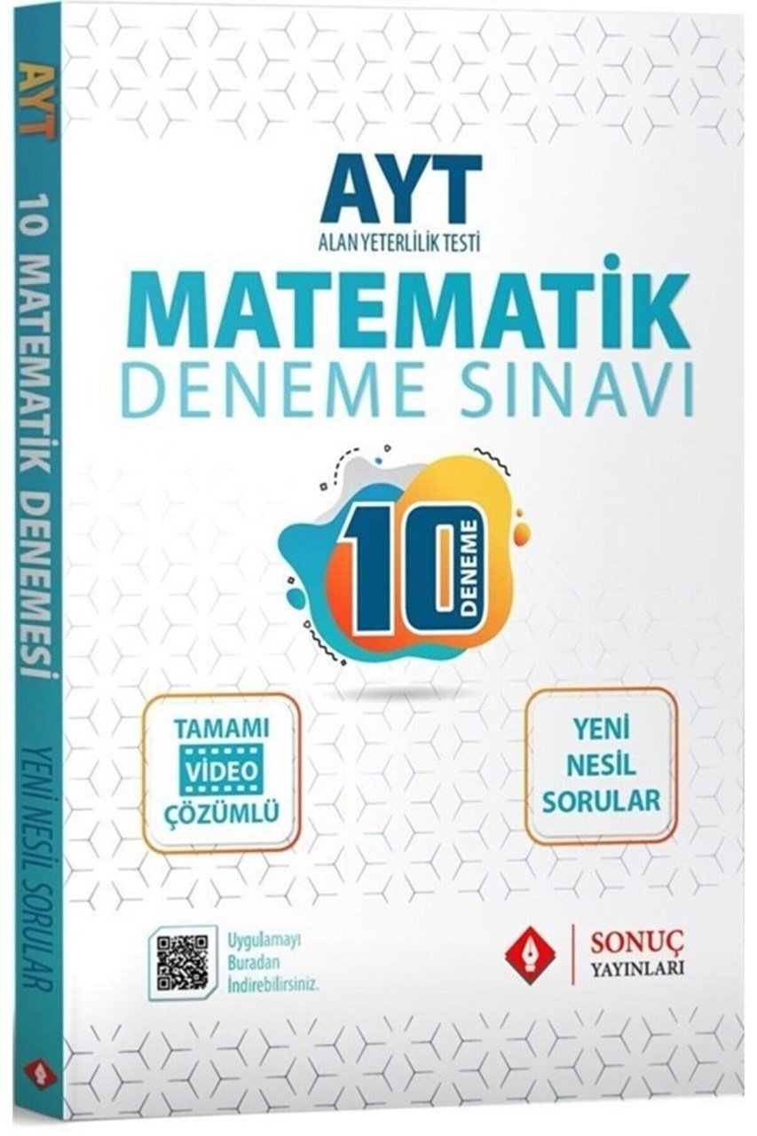 Sonuç Yayınları AYT Matematik 10 Deneme