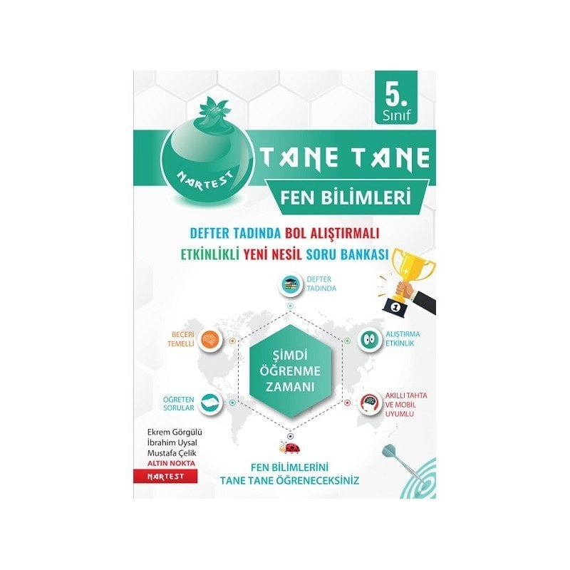 Nartest Yayınları 5.Sınıf Tane Tane Fen Bilimleri Defter Tadında