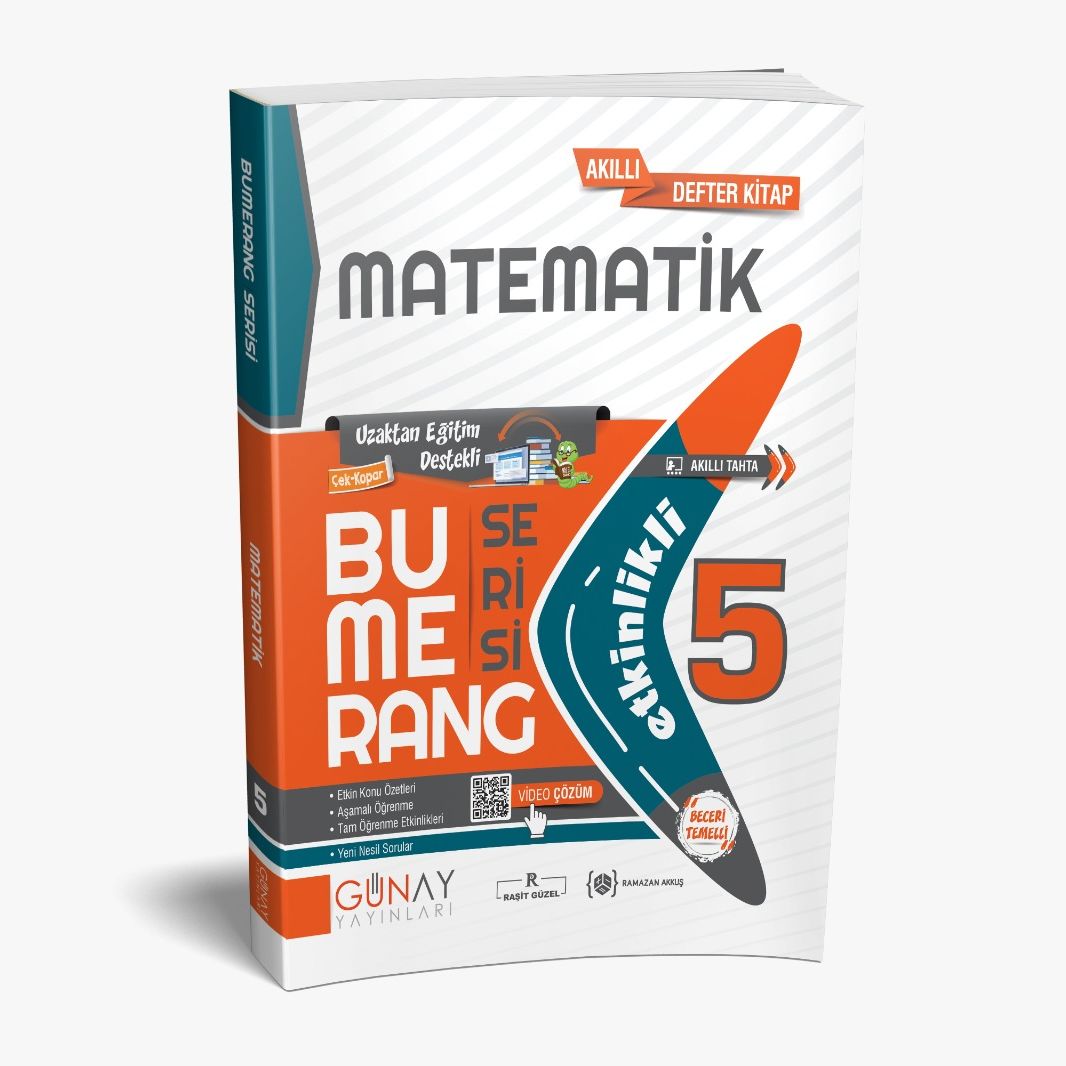 Günay Yayınları 6. Sınıf Bumerang Matematik Akıllı Defter