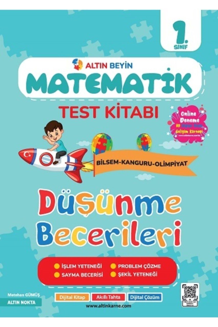 1. Sınıf Altın Beyin Matematik Test Kitabı