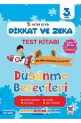 3. Sınıf Altın Beyin Dikkat Ve Zeka Kitabı + 3. Sınıf Altın Beyin Matematik Test Kitabı