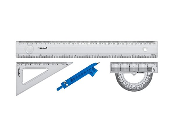 Yıldızlar Çizim Seti Cetvel Takımı Pergelli