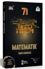 İsem Yayınları 7. Sınıf Hızlı Isem Matematik Soru Bankası 2021 - 2022