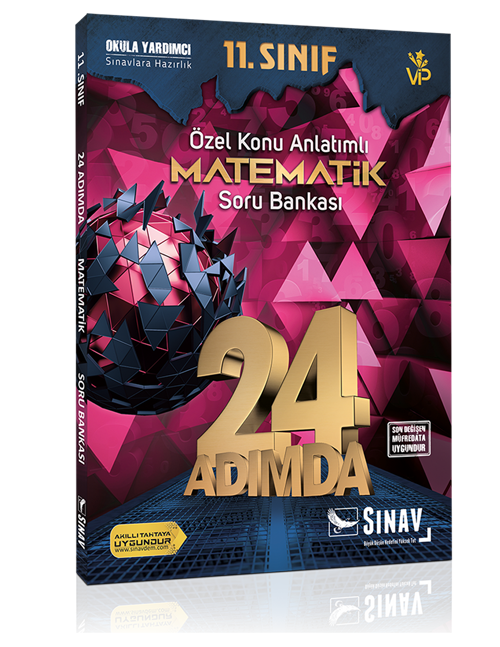 Sınav Yayınları 11. Sınıf Matematik 24 Adımda Özel Konu Anlatımlı Soru Bankası