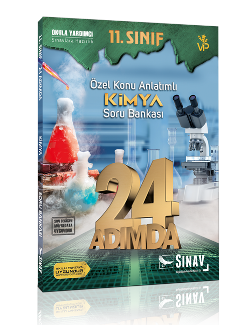 Sınav Yayınları 11. Sınıf Kimya 24 Adımda Özel Konu Anlatımlı Soru Bankası