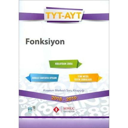 Sonuç Yayınları TYT AYT Fonksiyonlar Kazanım Merkezli Soru Kitapçığı