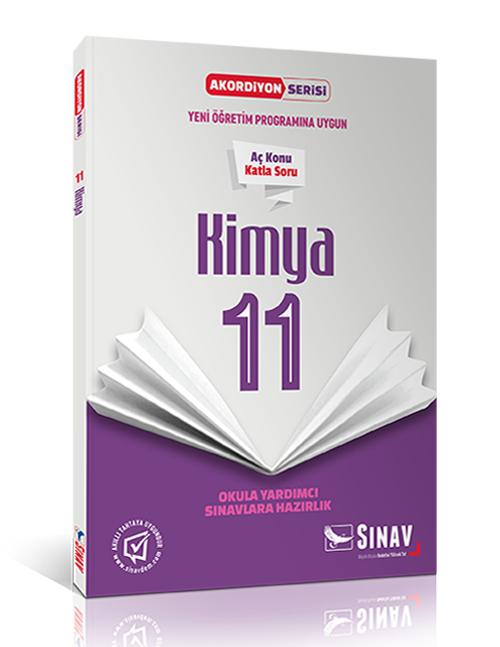 Sınav Yayınları 11. Sınıf Kimya Akordiyon Kitap