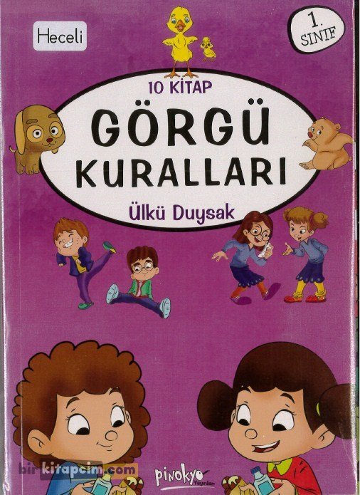Pinokyo Yayınları 1. Sınıf Görgü Kuralları Serisi 10 Kitap