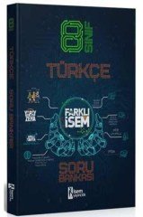 İsem Yayınları 8. Sınıf Farklı İsem Türkçe Soru Bankası 2021 -2022