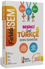 İsem Yayınları 5. Sınıf Farklı İsem Türkçe Soru Bankası