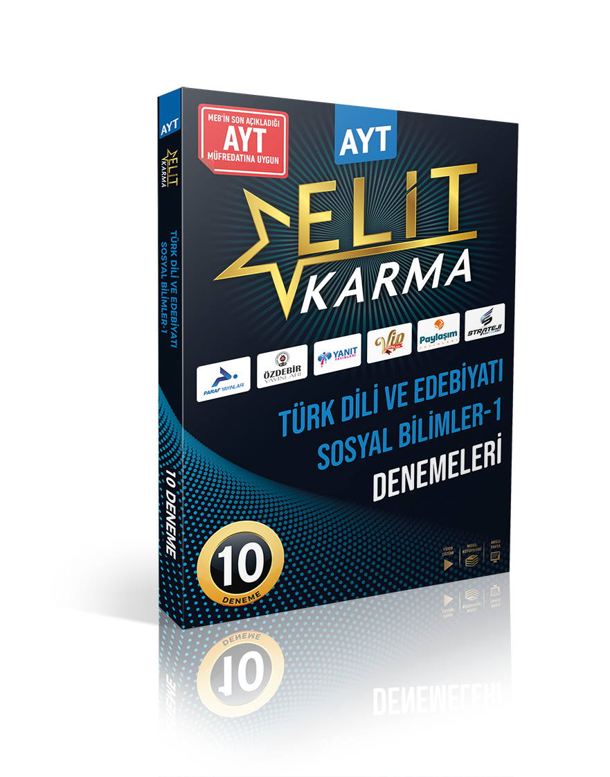 ELİT KARMA AYT EDEB.SOSYAL1-10 LU DEN.MEB YENİ MÜFREDAT