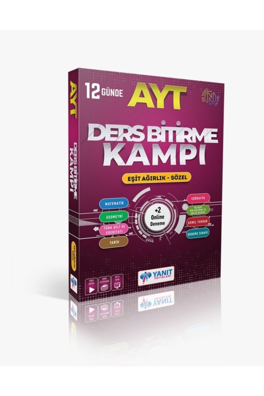 Yanıt Yayınları Ayt 12 Günde Ders Bitirme Kampı Eşit Ağırlık-sözel 2021