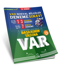 Arı Yayınları 6.Sınıf VAR Sosyal Bilgiler Deneme Sınavı