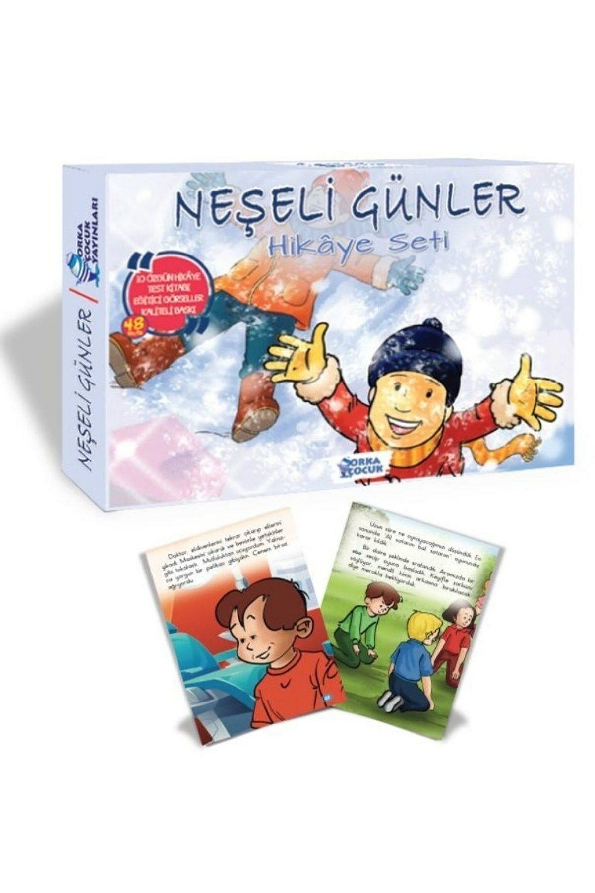 Neşeli Günler Hikâye Seti (10 Kitap) (orka Çocuk)