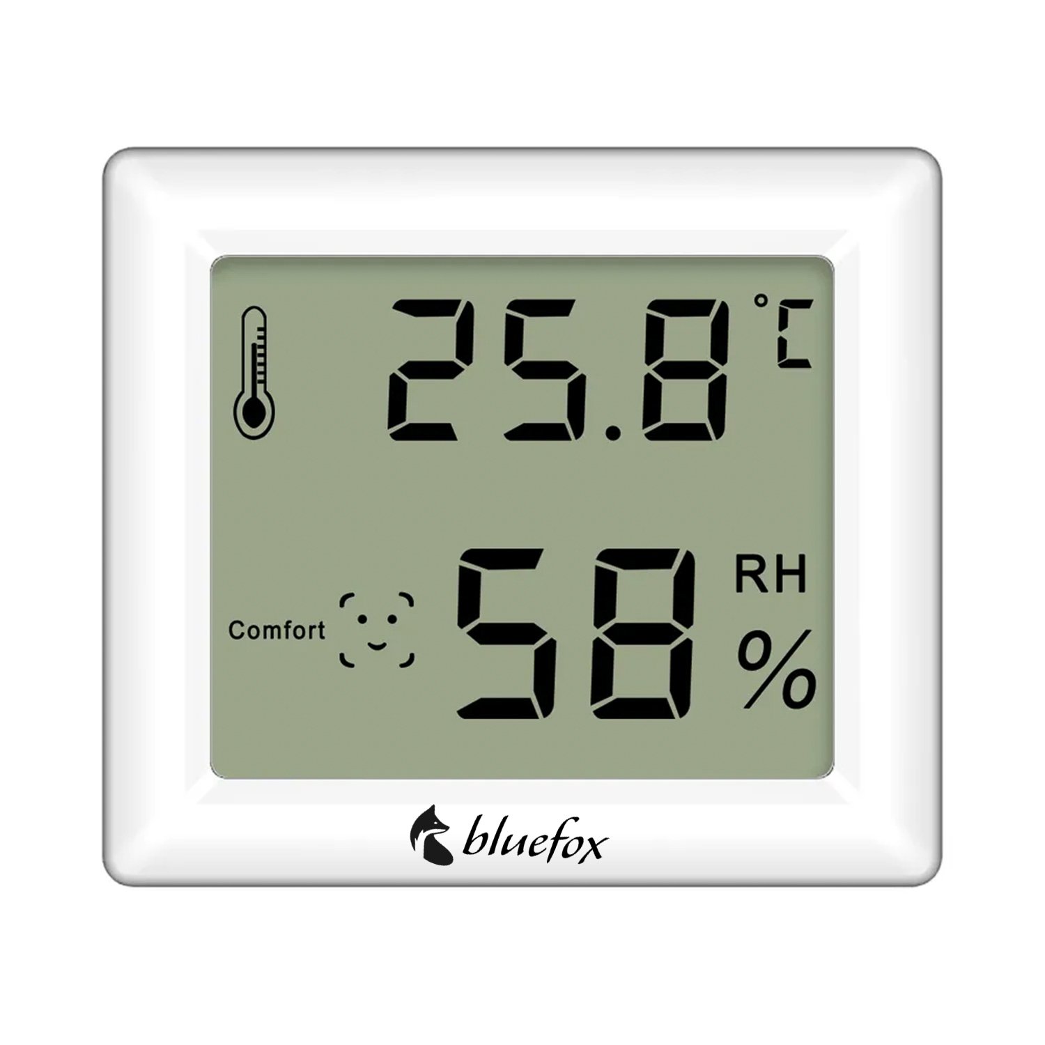 Bluefox İç Mekan Higrometre (Nem Ölçer) ve Termometre | Oda termometresi