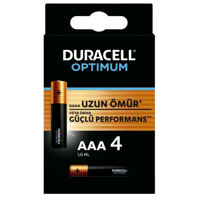 DURACELL OPTİMUM 4LÜ İNCE PİL