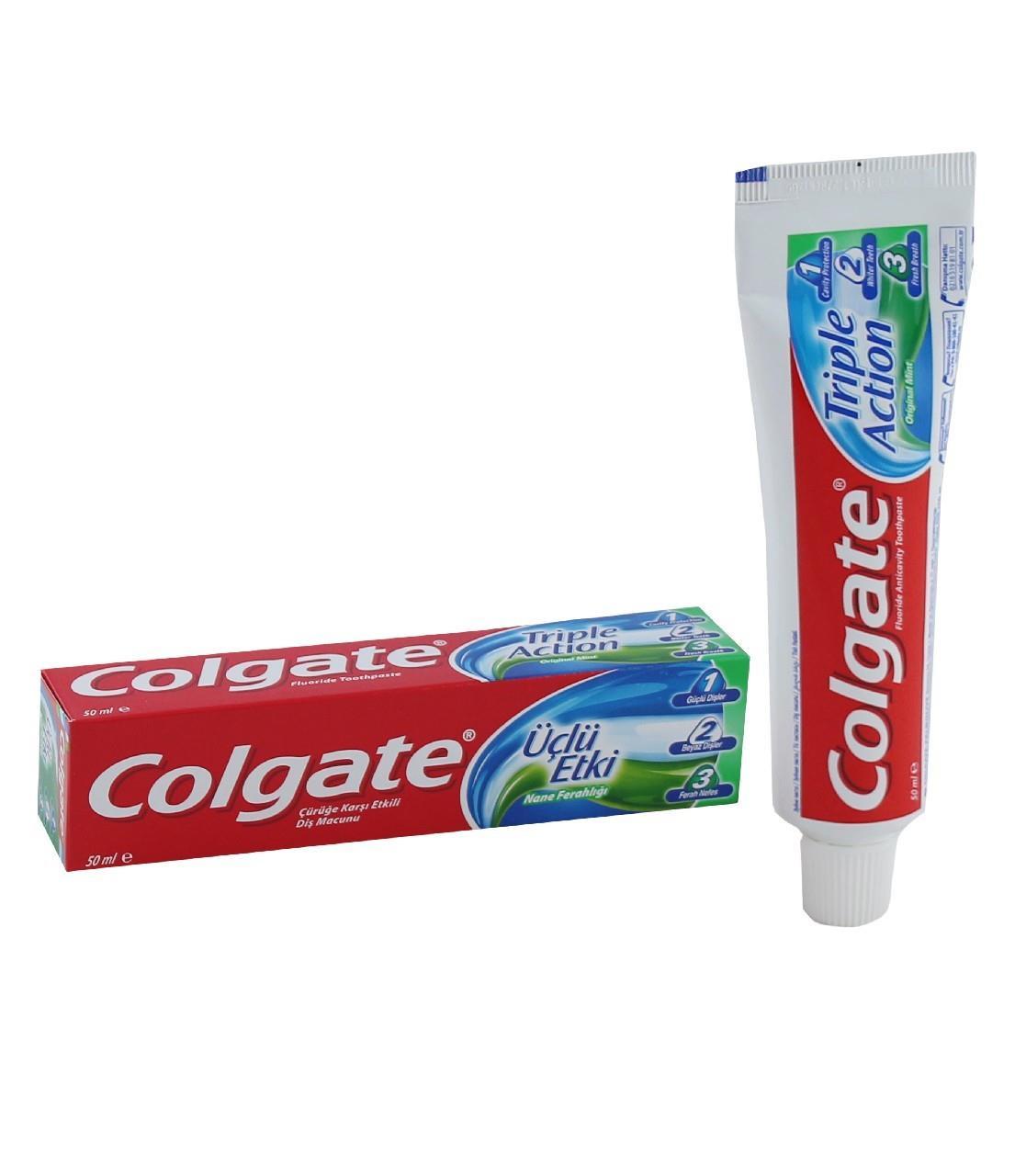 COLGATE ÜÇLÜ ETKİ 50ML DİŞ MACUNU