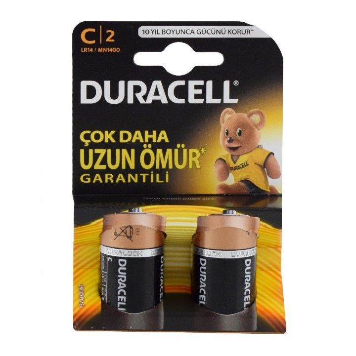 DURACELL ORTA PİL 2Lİ KARTELA