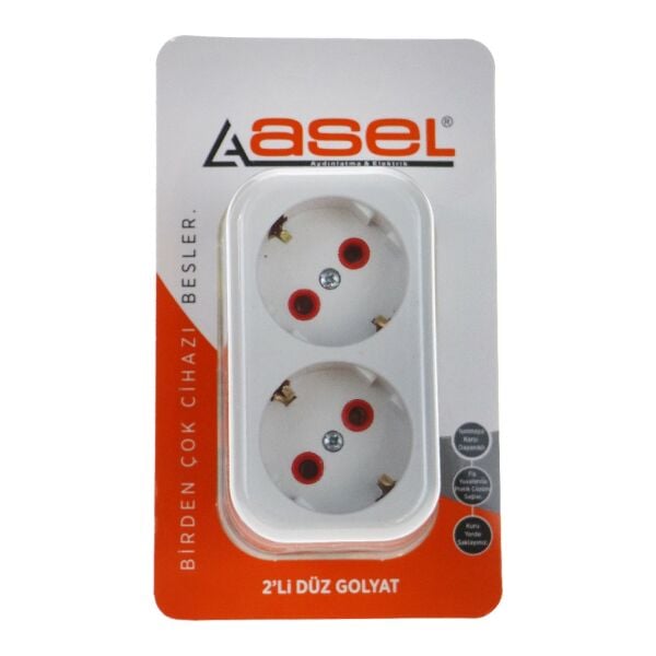 ASEL 2 Lİ DÜZ GOLYAT VAKUMLU 300 0310