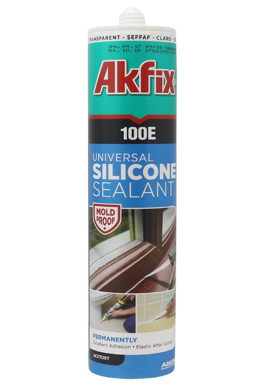 AKFİX 100E GENEL AMAÇLI SİLİKON 280ML ŞEFFAF SA041