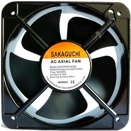 200x200x60mmAC 220v Kare Fan