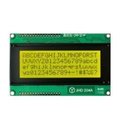 4x20 LCD Ekran Yeşil
