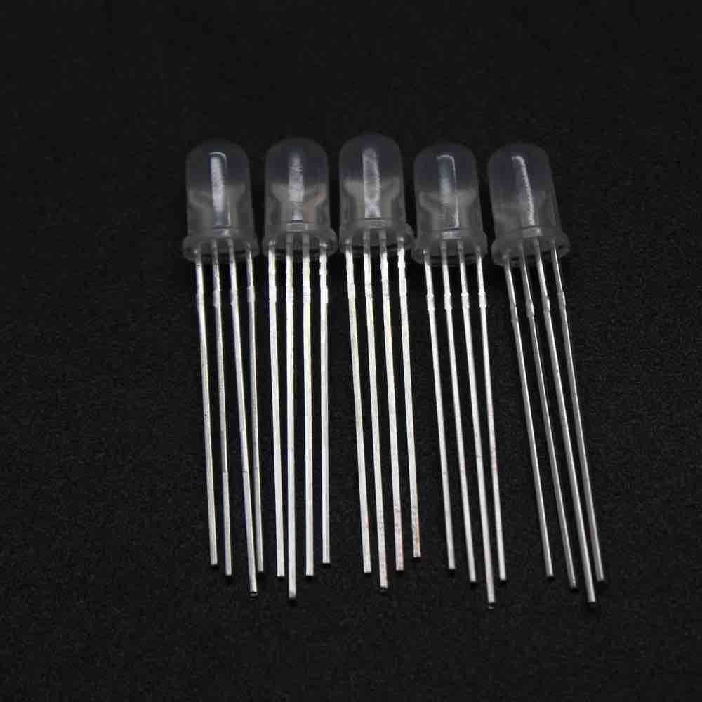 5mm RGB LED Ortak Anot 4 Ayak