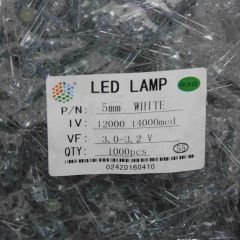 5mm  Beyaz LED