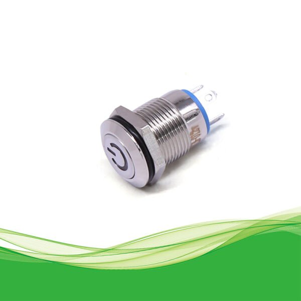 12mm Metal Buton 12v Dc IP65