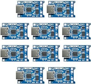 TP4056 Type-C 3.7V 1A 18650 Korumalı Lityum Pil Şarj Modülü - 10 Adet