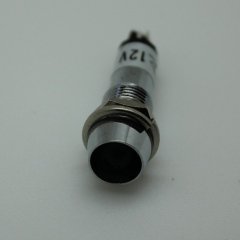 8mm 12V Sinyal Lambası Metal 4 Renk