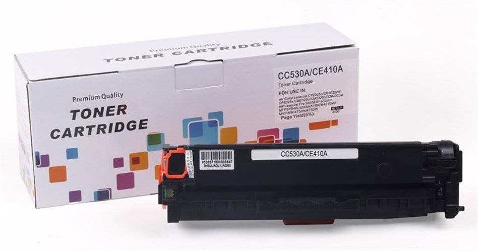 HP CC530A CE410A 305A Siyah Muadil Toner 2025 2320 MFP400 M451 CRG-718