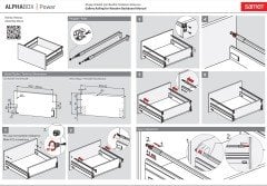 Samet Alphabox Gri Bordür Çubuğu