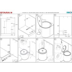 Starax 2251 Star Çöp Kovası 10 Litre