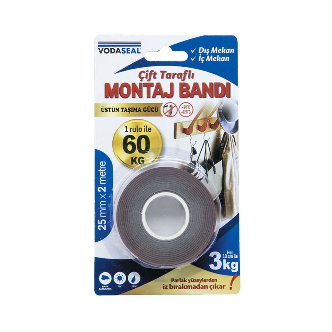 Vodaseal Dış Mekan İçin Montaj Bandı 25 mm x 2 m