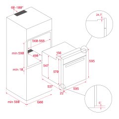 Teka HLB 8600 BK E01 Fırın