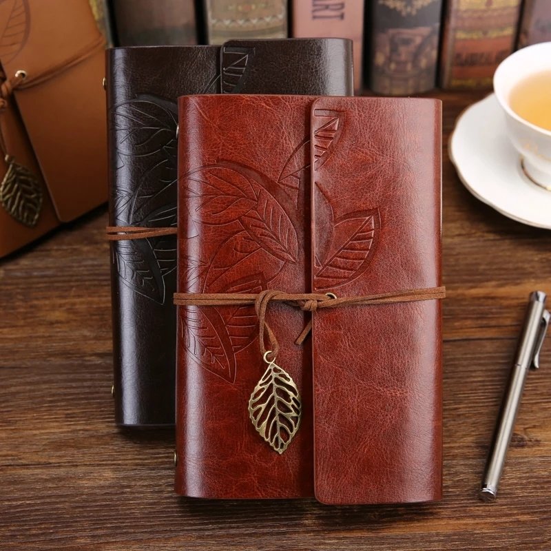 Deri Kapaklı Retro Eskitme Defter