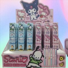 Sanrio Kuromi Hello Kitty My Melody Sürpriz Kutulu Tükenmez Kalem